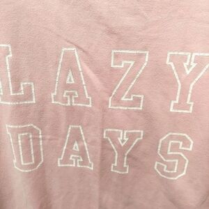 Weekend Edition "Lazy Days" Pink T-Shirt Size Medium